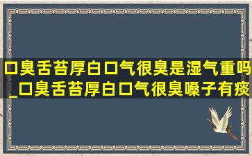 口臭舌苔厚白口气很臭是湿气重吗_口臭舌苔厚白口气很臭嗓子有痰