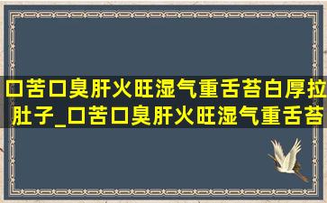 口苦口臭肝火旺湿气重舌苔白厚拉肚子_口苦口臭肝火旺湿气重舌苔白厚挂什么科