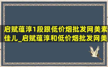 启赋蕴淳1段跟(低价烟批发网)美素佳儿_启赋蕴淳和(低价烟批发网)美素佳儿2段