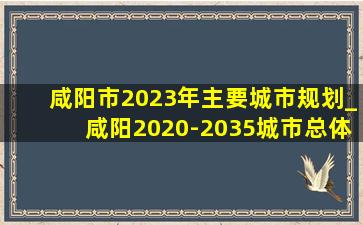 咸阳市2023年主要城市规划_咸阳2020-2035城市总体规划