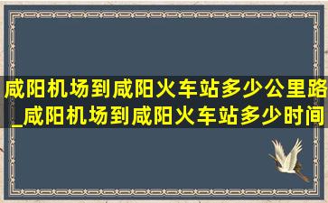 咸阳机场到咸阳火车站多少公里路_咸阳机场到咸阳火车站多少时间