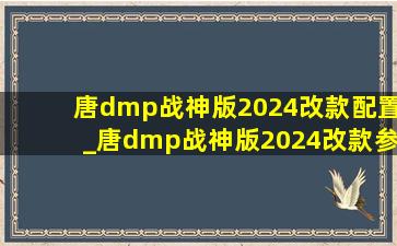 唐dmp战神版2024改款配置_唐dmp战神版2024改款参数