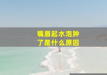 嘴唇起水泡肿了是什么原因