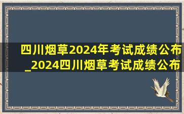 四川烟草2024年考试成绩公布_2024四川烟草考试成绩公布时间