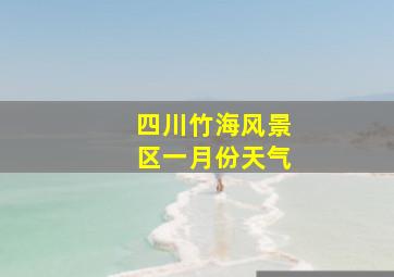 四川竹海风景区一月份天气