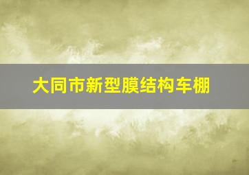 大同市新型膜结构车棚