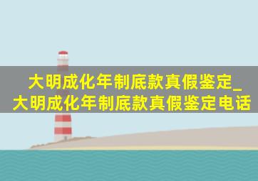 大明成化年制底款真假鉴定_大明成化年制底款真假鉴定电话