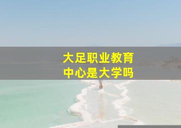 大足职业教育中心是大学吗