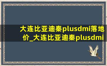 大连比亚迪秦plusdmi落地价_大连比亚迪秦plusdmi