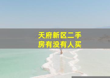 天府新区二手房有没有人买