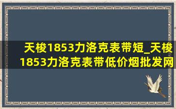 天梭1853力洛克表带短_天梭1853力洛克表带(低价烟批发网)