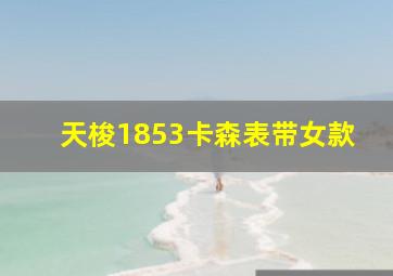 天梭1853卡森表带女款