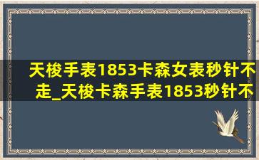 天梭手表1853卡森女表秒针不走_天梭卡森手表1853秒针不走怎样调