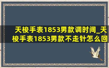 天梭手表1853男款调时间_天梭手表1853男款不走针怎么回事