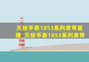 天梭手表1853系列表带直播_天梭手表1853系列表带