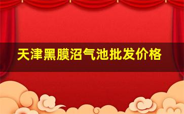 天津黑膜沼气池批发价格