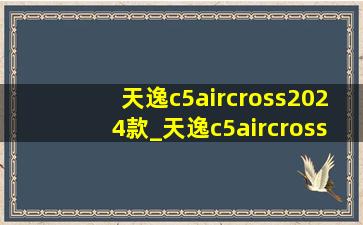 天逸c5aircross2024款_天逸c5aircross2024款换代