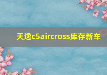 天逸c5aircross库存新车