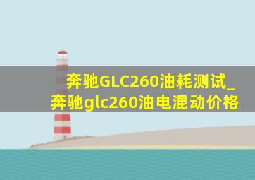 奔驰GLC260油耗测试_奔驰glc260油电混动价格