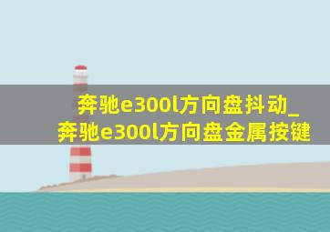 奔驰e300l方向盘抖动_奔驰e300l方向盘金属按键