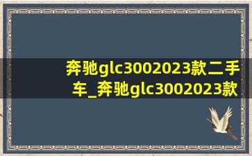 奔驰glc3002023款二手车_奔驰glc3002023款落地多少钱