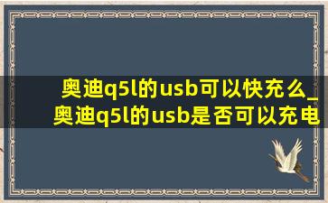 奥迪q5l的usb可以快充么_奥迪q5l的usb是否可以充电