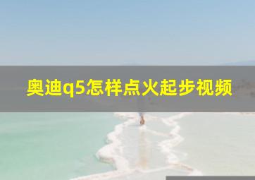 奥迪q5怎样点火起步视频