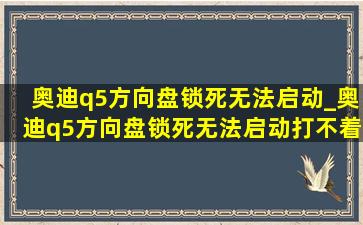 奥迪q5方向盘锁死无法启动_奥迪q5方向盘锁死无法启动打不着