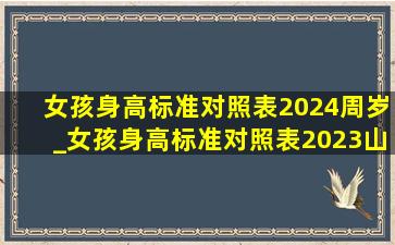 女孩身高标准对照表2024周岁_女孩身高标准对照表2023山东