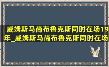 威姆斯马尚布鲁克斯同时在场19年_威姆斯马尚布鲁克斯同时在场三分