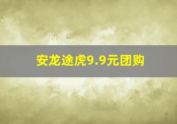 安龙途虎9.9元团购