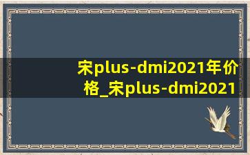 宋plus-dmi2021年价格_宋plus-dmi2021款升级4.0