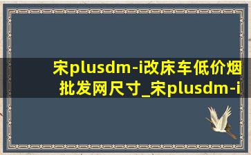 宋plusdm-i改床车(低价烟批发网)尺寸_宋plusdm-i改装