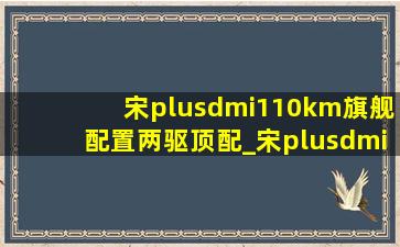 宋plusdmi110km旗舰配置两驱顶配_宋plusdmi110km两驱顶配(低价烟批发网)价