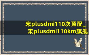 宋plusdmi110次顶配_宋plusdmi110km旗舰版多少度电