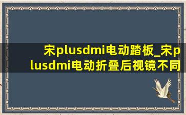 宋plusdmi电动踏板_宋plusdmi电动折叠后视镜不同步