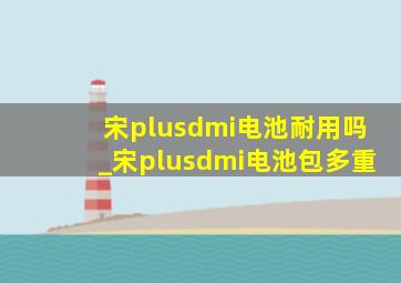 宋plusdmi电池耐用吗_宋plusdmi电池包多重