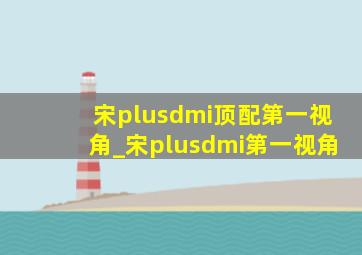 宋plusdmi顶配第一视角_宋plusdmi第一视角