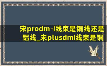 宋prodm-i线束是铜线还是铝线_宋plusdmi线束是铜还是铝