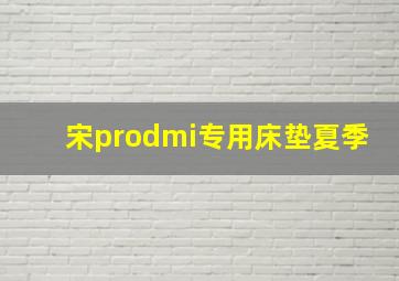 宋prodmi专用床垫夏季