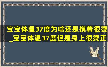 宝宝体温37度为啥还是摸着很烫_宝宝体温37度但是身上很烫正常吗