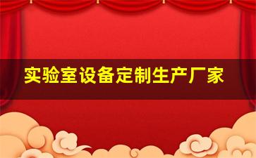 实验室设备定制生产厂家