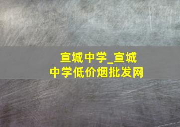 宣城中学_宣城中学(低价烟批发网)