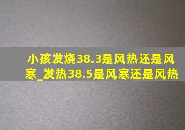 小孩发烧38.3是风热还是风寒_发热38.5是风寒还是风热