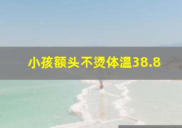 小孩额头不烫体温38.8