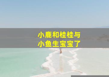 小鹿和桂桂与小鱼生宝宝了