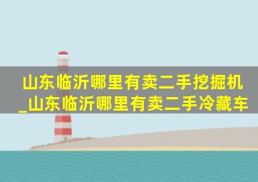 山东临沂哪里有卖二手挖掘机_山东临沂哪里有卖二手冷藏车