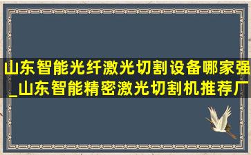 山东智能光纤激光切割设备哪家强_山东智能精密激光切割机推荐厂家