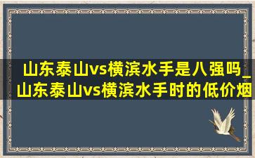 山东泰山vs横滨水手是八强吗_山东泰山vs横滨水手时的(低价烟批发网)队员