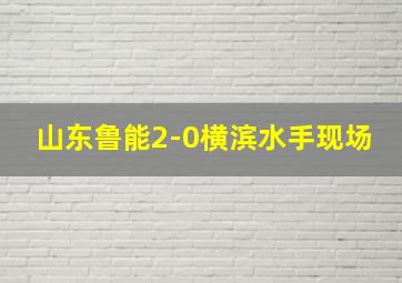 山东鲁能2-0横滨水手现场